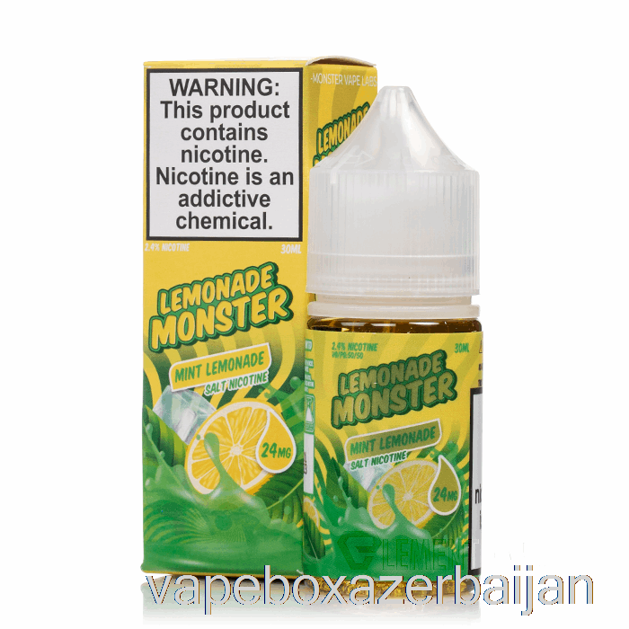 Vape Smoke Mint - Lemonade Monster Salts - 30mL 24mg